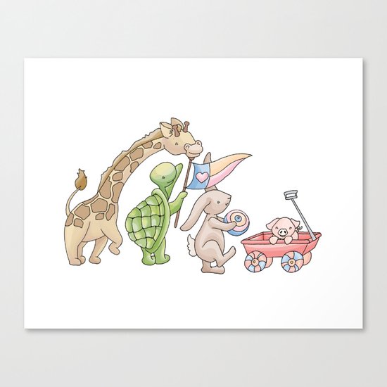We're in a Parade Canvas Print