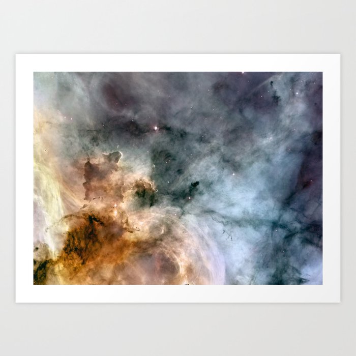 Abstract Space, Galaxy, Stars Art Print