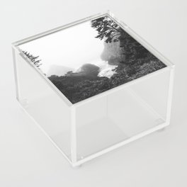 Oregon Coast Black and White Acrylic Box