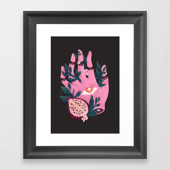 With Hands to See Framed Art Print