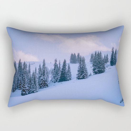 The Winter Woods Rectangular Pillow
