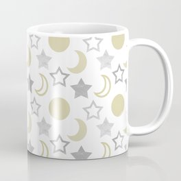 Gold Moons and Silver Stars Coffee Mug