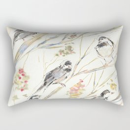 Chickadee Party Rectangular Pillow
