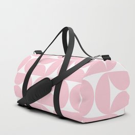 Abstract Pink Mid Century Modern Duffle Bag