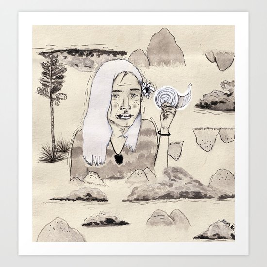 Blancontrol Art Print