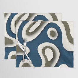 Geometric color mountain 20 Placemat