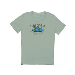 Flat Earth Society - Members Around The Globe T Shirt