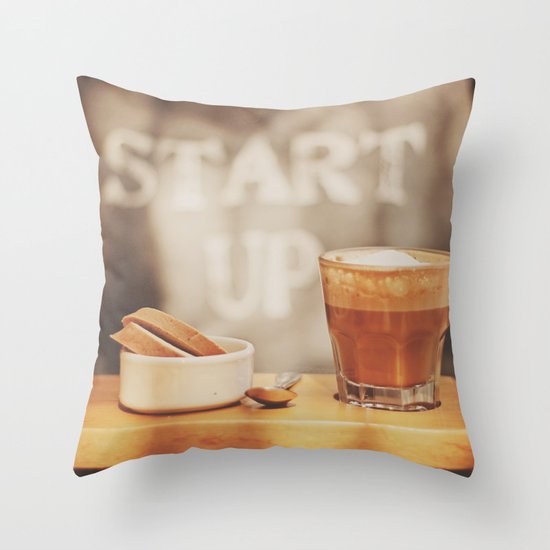 Start up Throw Pillow