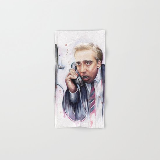 Nicolas Cage Vampire Meme Hand & Bath Towel