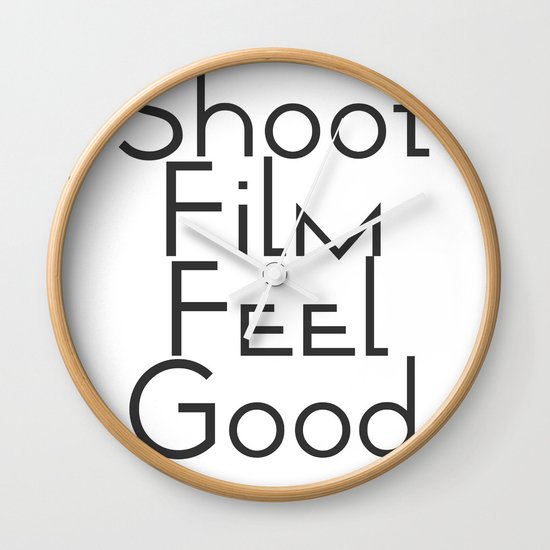 Shoot Film, Feel Good (Big) Wall Clock