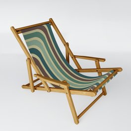 Retro Stripes Pattern Sling Chair