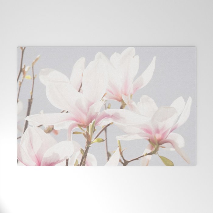 Magnolias #1 #wall #art #society6 Welcome Mat