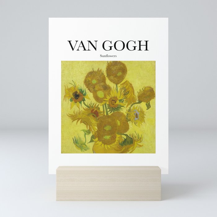 Van Gogh - Sunflowers Mini Art Print