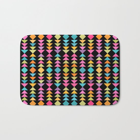 Lovely geometric Pattern VVII Bath Mat