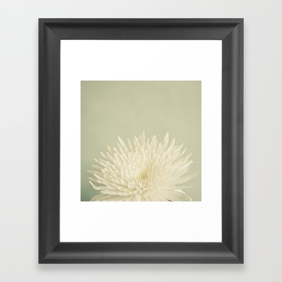 Pale Beauty Framed Art Print