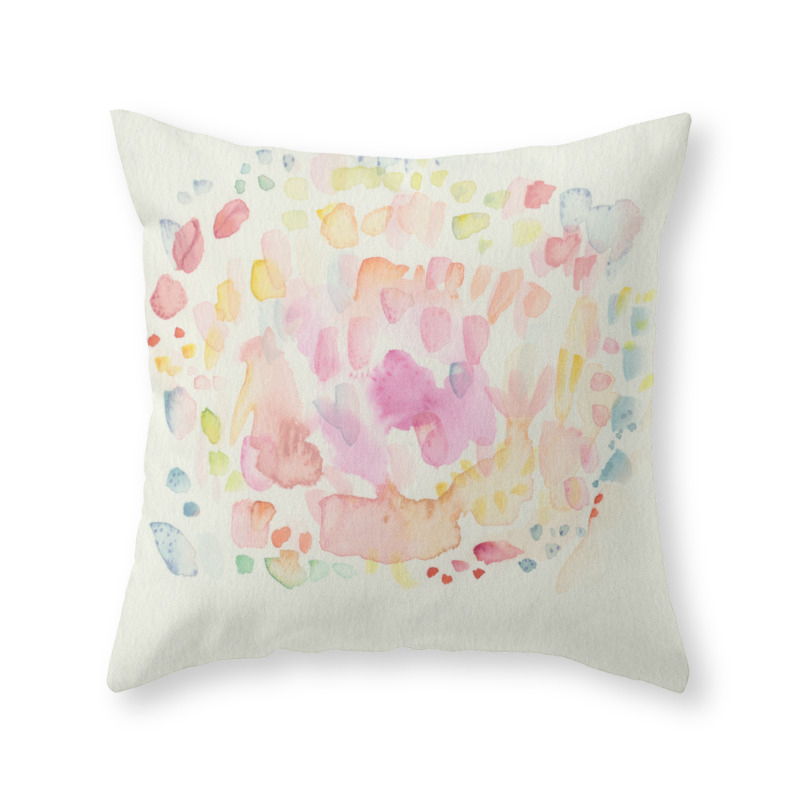 Your Garden Throw Pillow by sweetcrevette