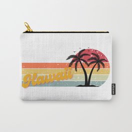 80s Retro Vintage Hawaii  Carry-All Pouch