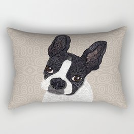 Boston Terrier 2015 Rectangular Pillow