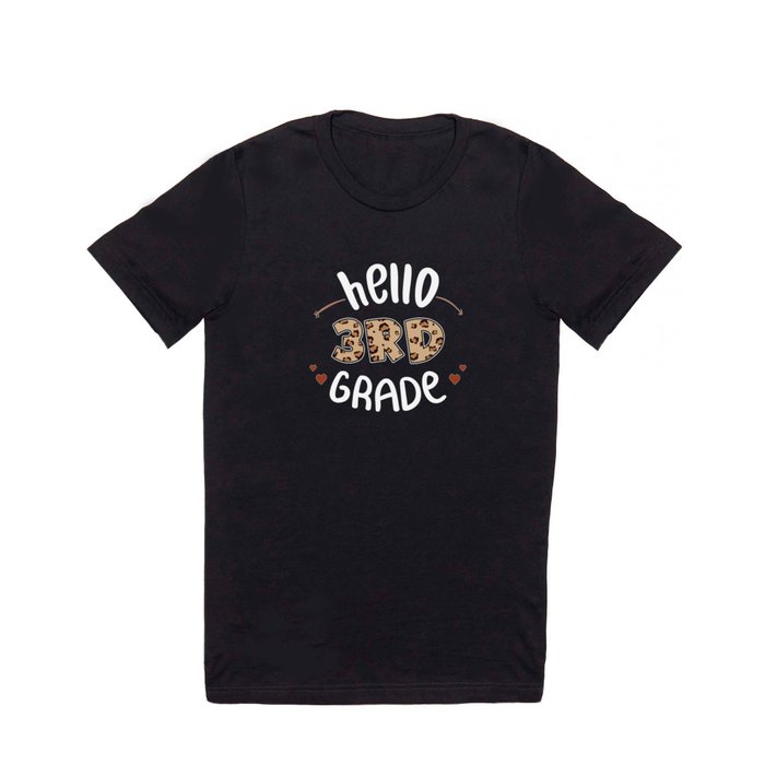 Teach Hello 3rd Grade Teachers Day School Teacher T Shirt