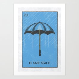 El safe Space Art Print