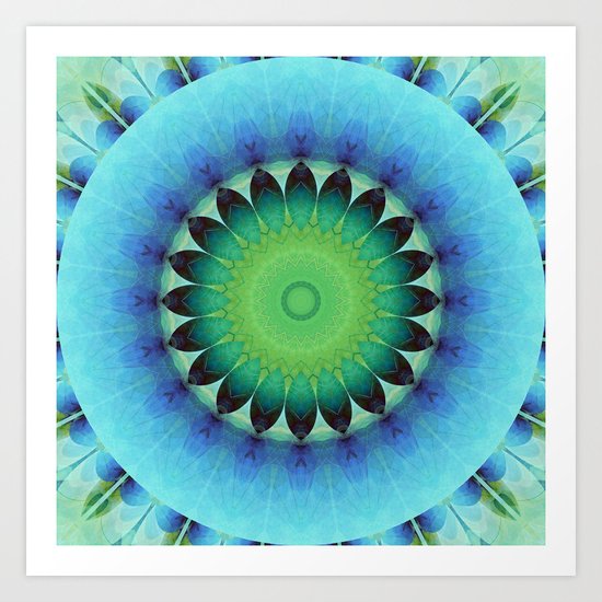 Mandala care Art Print