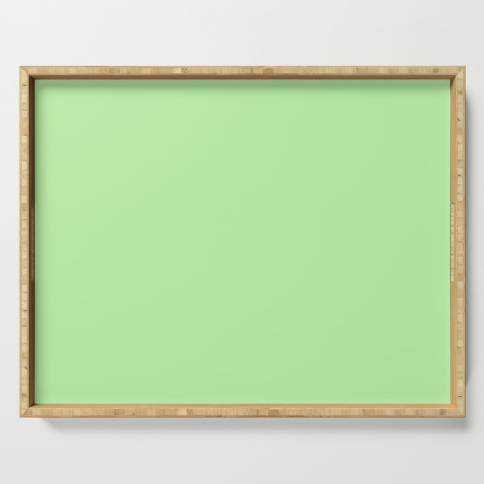 REFRESH GREEN SOLID COLOR. Mint Pastel solid color Serving Tray