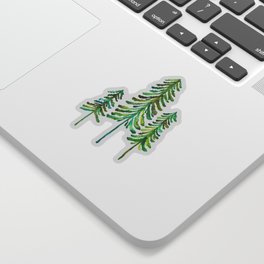 Pine Trees – Green Palette Sticker
