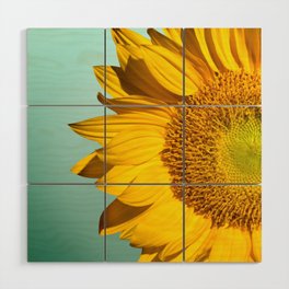 sunflowers floral photography Wood Wall Art