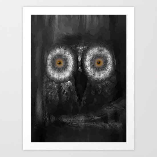 The Owl 5 Art Print