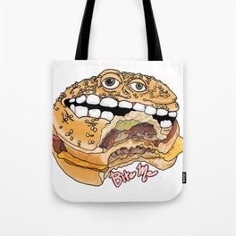 Bite Me Burger Tote Bag