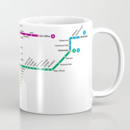 TTC Subway Map Mug