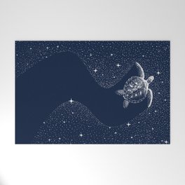 Starry Turtle Welcome Mat