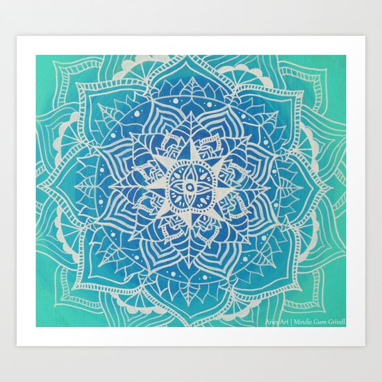 Sāgara Art Print
