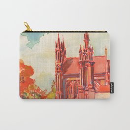 Vilnius - St. Anne's  Carry-All Pouch | Painting, Architecture 