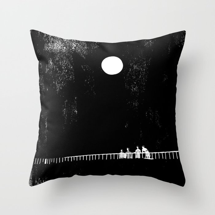 The Moon Throw Pillow
