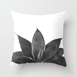 Black Agave #1 #tropical #decor #art #society6 Throw Pillow