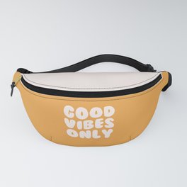 Good Vibes Only Yellow Fanny Pack