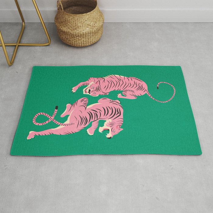 The Chase: Pink Tiger Edition Rug