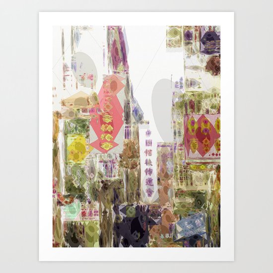 Impressions of Chinatown - San Francisco #3 - Mark Gould Art Print
