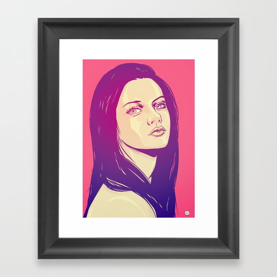 Mila Kunis Framed Art Print