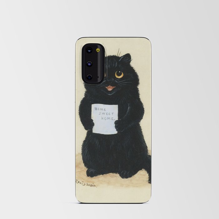 Home Sweet Home Cat - Louis Wain Android Card Case