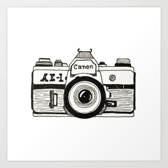 Camera Art Print