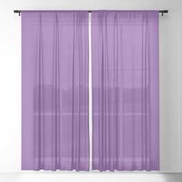 Cadmium Violet Sheer Curtain