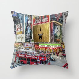 Times Square II Special Edition I Throw Pillow