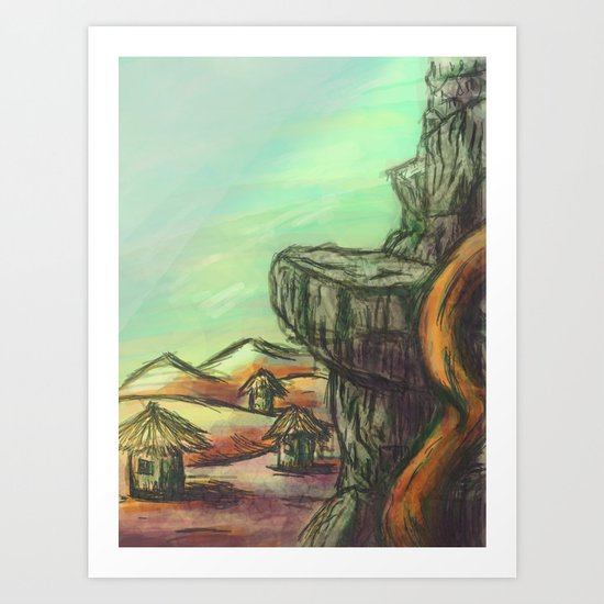Desert Art Print
