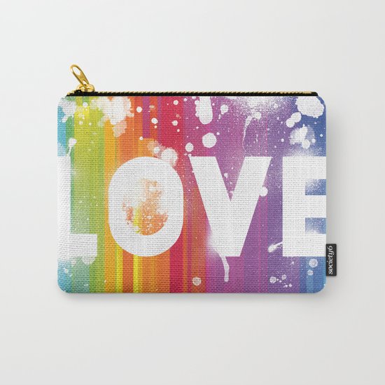 For Love - White Background Carry-All Pouch