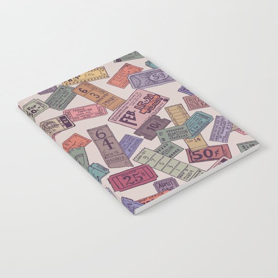 Vintage Tickets Notebook