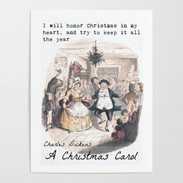 Charles Dickens A Christmas Carol  Poster