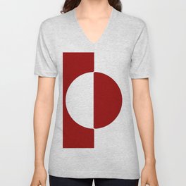 Circle and abstraction 69 V Neck T Shirt
