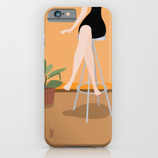 Girl on Stool iPhone & iPod Case